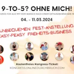 9 to 5 Online-Kongress | Ohne Mich!